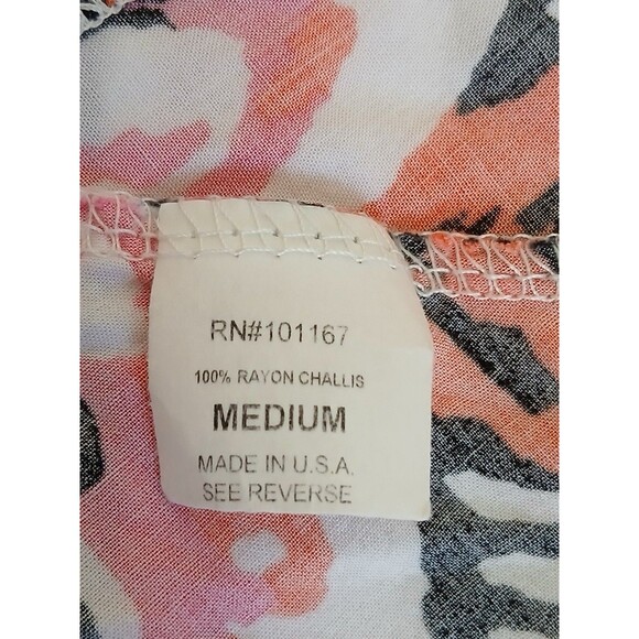 Cha Cha Vente Women's Multicolor Spaghetti Strap Summer Rayon Top Size Medium - Picture 12 of 12